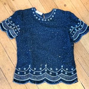Lawrence Kaiser sequin top
